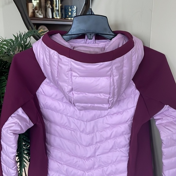 Brand New Columbia Thermal Reflective Omni-Heat Powder Lite Hybrid Hooded Jacket - Picture 6 of 13